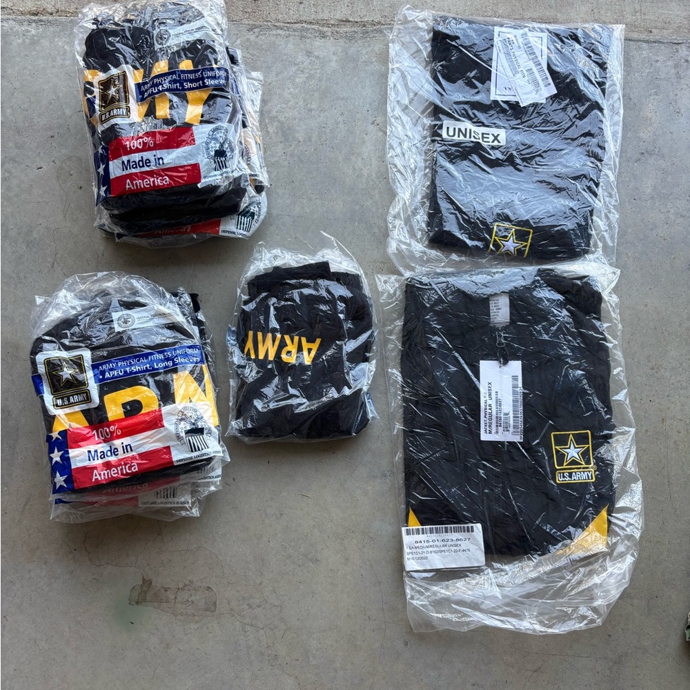 US Army Black & Yellow APFT T-Shirts, Jacket, long sleeve shirts, shorts, pants